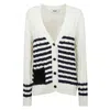 Msgm Striped Cardigan