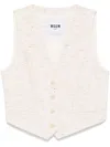 Msgm Speckled Waistcoat