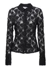 MSGM VINTAGE BLACK LACE SHIRT