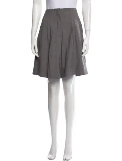 Pre-owned Msgm Virgin Wool Mini Shorts In Purple