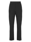 Msgm Flared High-waisted Jersey Pant In Black