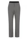 MSGM VIRGIN WOOL TROUSERS