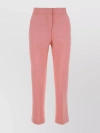 MSGM VISCOSE BLEND PLEATED TROUSERS
