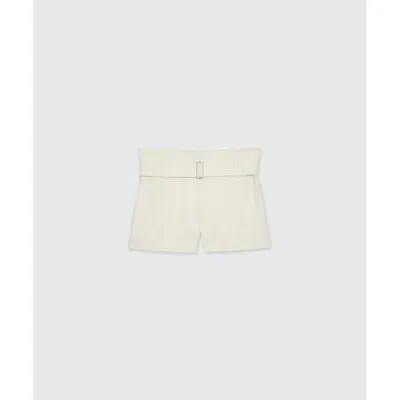 Msgm Viscose Short And Mini Women's Shorts In Neutral