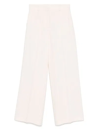 Msgm Viscose Trousers In Pink