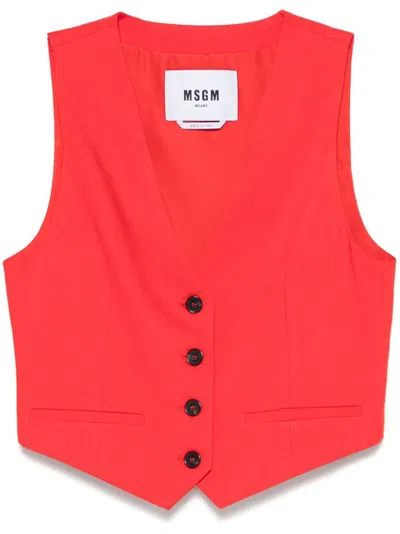 Msgm Viscose Vest