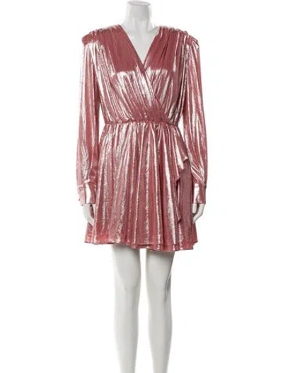 Pre-owned Msgm V-neck Mini Dress W/ Tags