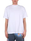 Msgm Volcano T-shirt In Optical White