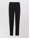 MSGM WAISTBAND TROUSERS WITH STRAIGHT LEG AND SIDE POCKETS
