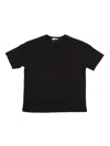 Msgm Washed Jersey T-shirt Boy In Black
