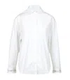 Msgm Shirts White In White