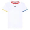 Msgm White Cotton Blend T-shirts And Polos In White
