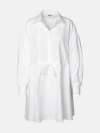 MSGM WHITE COTTON DRESS