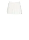 Msgm White Cotton Shorts