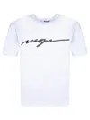 Msgm Embellished T-shirt In White