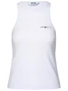 MSGM MSGM WHITE COTTON TOP