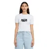 Msgm Logo T-shirt In Multi