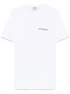 Msgm Graphic Print Crew Neck T-shirt In White