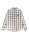 Msgm White Double-face Flannel Shirt Clothing In White