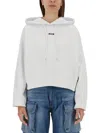 Msgm Logo Regular Fit Sweatshirt In White