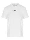 Msgm Logo-print Cotton T-shirt In White