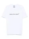 Msgm Rabbit Graphic Print Crew Neck T-shirt In White