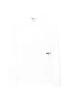 Msgm White Shirt For Boy With Logo In White