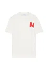 Msgm White T-shirt For Boy With Logo In White