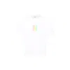 Msgm White T-shirt For Girl With Logo In White