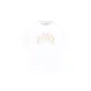 Msgm White T-shirt For Girl With Logo In White