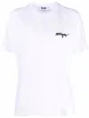 Msgm Crewneck T-shirt In White