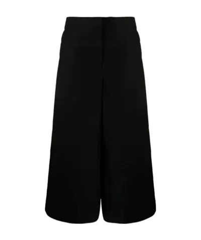 Msgm Wide-leg Cropped Trousers