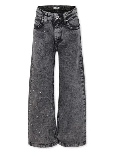 MSGM WIDE-LEG JEANS