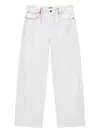 Msgm Wide-leg Jeans In White