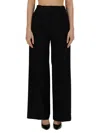 Msgm Wide-leg High-waist Trousers