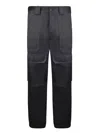 Msgm Cotton-blend Trousers In Blue