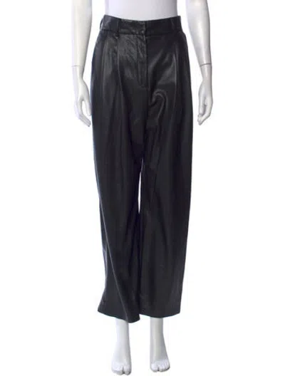 Pre-owned Msgm Wide Leg Pants In Blue