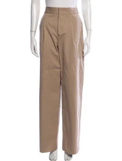 Pre-owned Msgm Wide Leg Pants In Neutrals