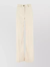 MSGM WIDE-LEG PLEATED SYNTHETIC LEATHER TROUSERS