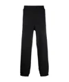 Msgm High-waist Wide-leg Trousers In Black
