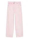 Msgm Wide-leg Trousers In Pink