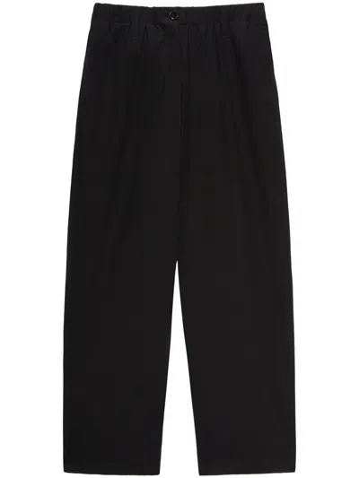 MSGM MSGM WIDE LEG TROUSERS WITH ELASTIC WAISTBAND