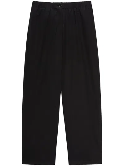 MSGM WIDE LEG TROUSERS WITH ELASTIC WAISTBAND