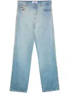 Msgm Regular Jeans In Blue
