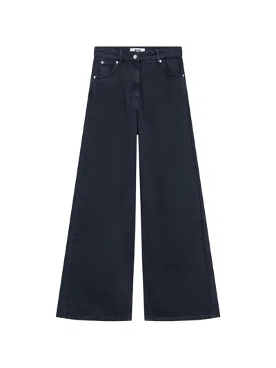 Msgm Wide-leg Jeans In Blue