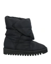 Msgm Woman Ankle Boots Black Size 8 Textile Fibers In Black