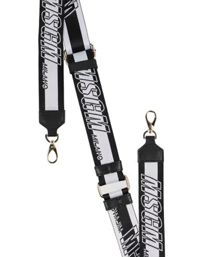 Msgm Woman Bag Strap White Size - Polyester, Cow Leather