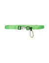 Msgm Woman Belt Green Size Onesize Polyester, Metal, Plastic