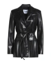 Msgm Woman Suit Jacket Black Size 10 Polyester In Black