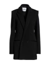 Msgm Woman Blazer Black Size 8 Polyamide